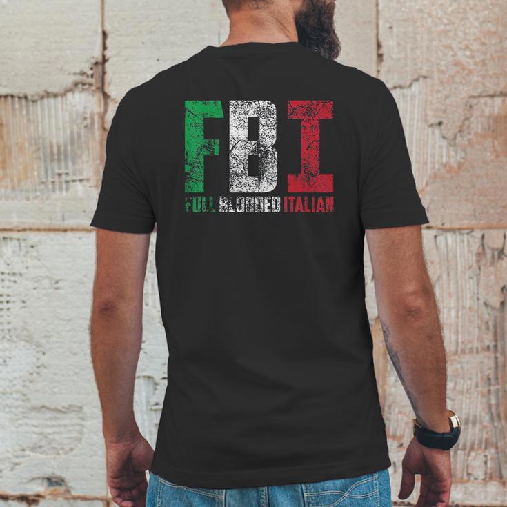 Cool Fbi Full Blooded Italian Mens Back Print T-shirt Funny Gifts