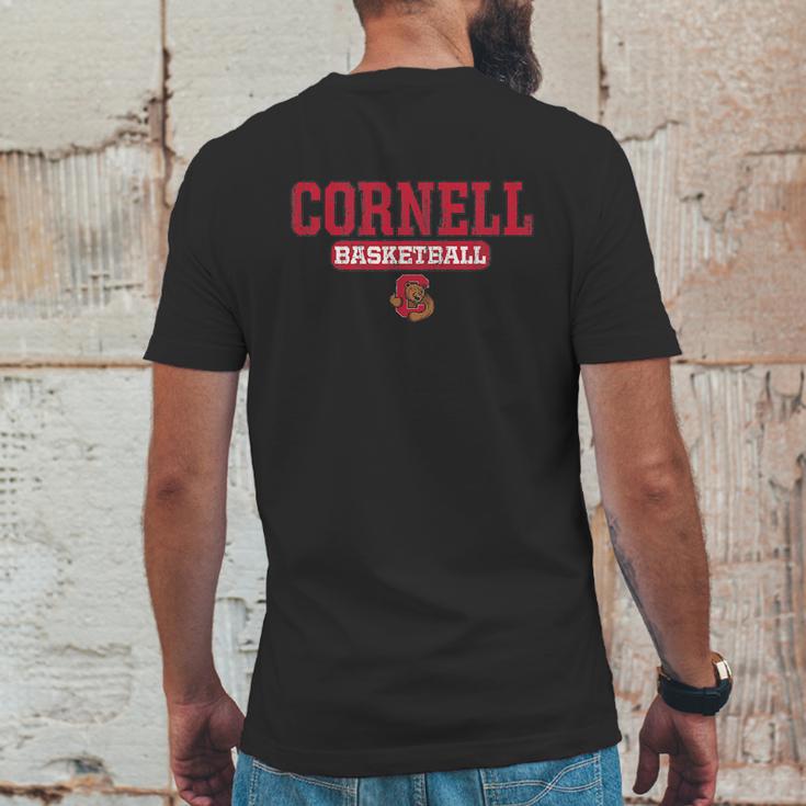 Cornell Big Red Basketball Icon Neutral Mens Back Print T-shirt Funny Gifts