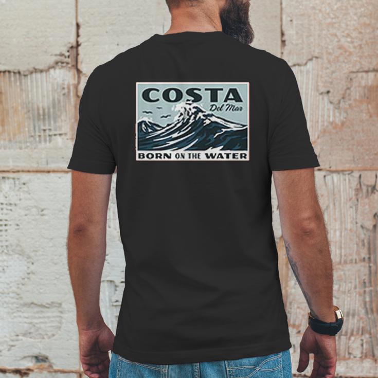 Costa Del Mar Postcard Wave Mens Back Print T-shirt Funny Gifts