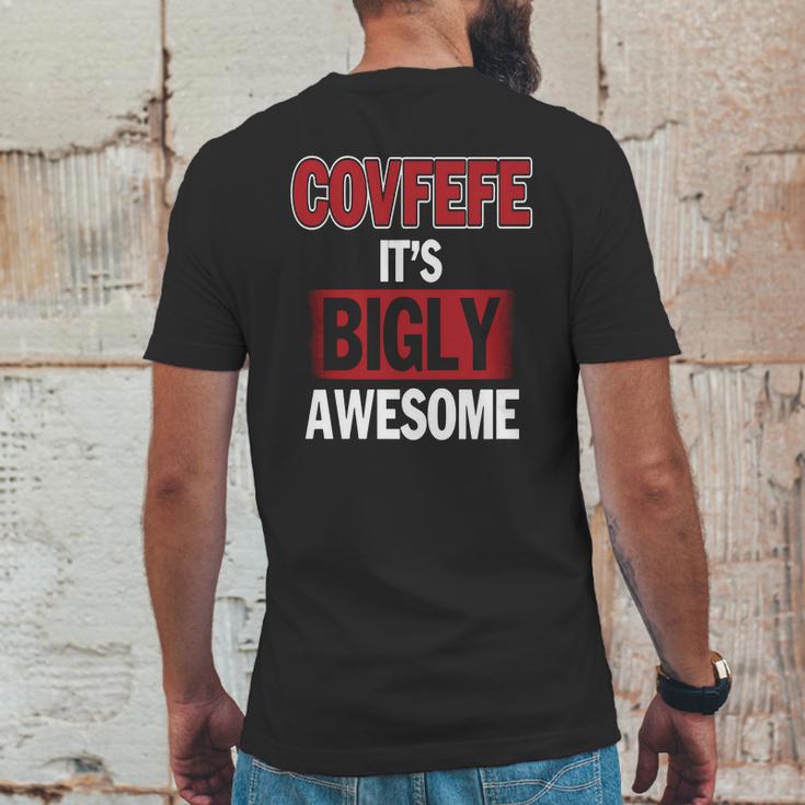 Covfefe Its Bigly Awesome Mens Back Print T-shirt Funny Gifts