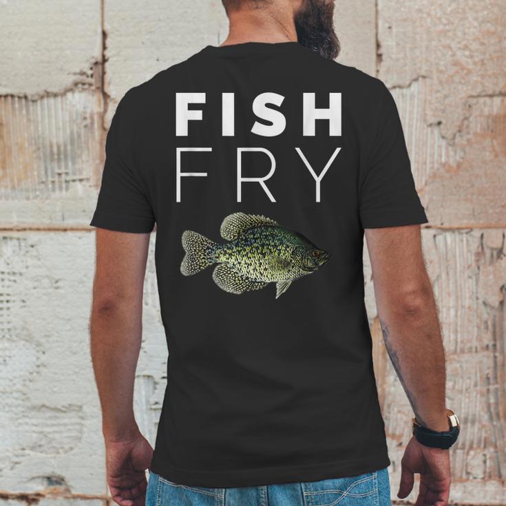 Crappie Fish Fry || Crappie Fishing Mens Back Print T-shirt Funny Gifts