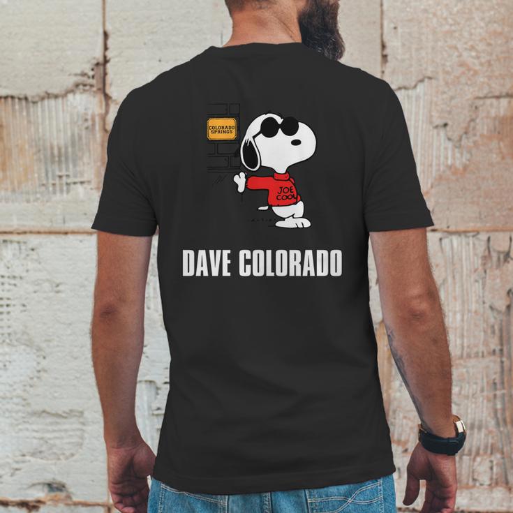 Custom - Dave Colorado Mens Back Print T-shirt Funny Gifts