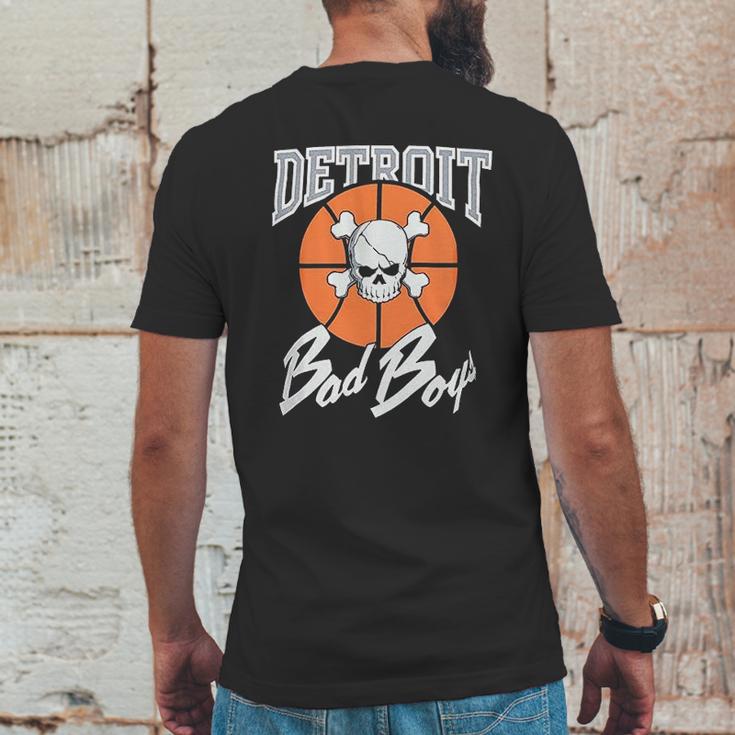 Customizable Detroit Pistons Authentic Bad Boys Mens Back Print T-shirt Funny Gifts