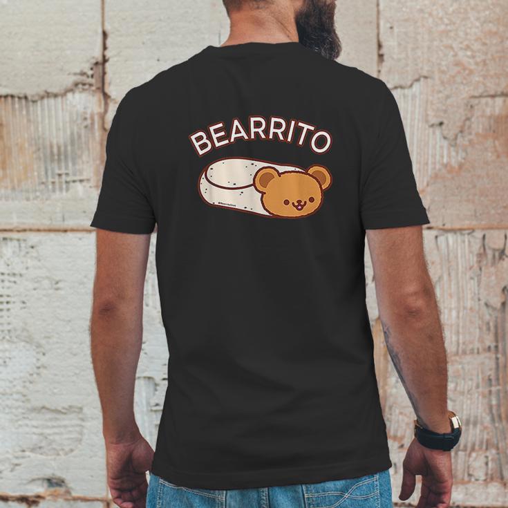 Cute Bearrito Bear Burrito Mens Back Print T-shirt Funny Gifts