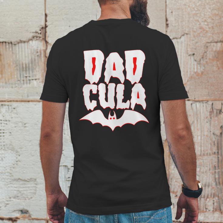 Cute Halloween Funny Halloween Day Dadcula Dracula Mens Back Print T-shirt Funny Gifts