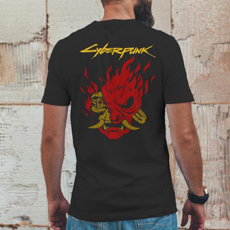 Cyberpunk 2077 - Samurai Demon Mens Back Print T-shirt Funny Gifts