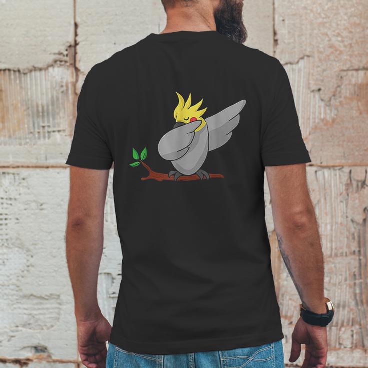 Dabbing Cockatiel Funny Dab Gift Hip Hop Dance Mens Back Print T-shirt Funny Gifts