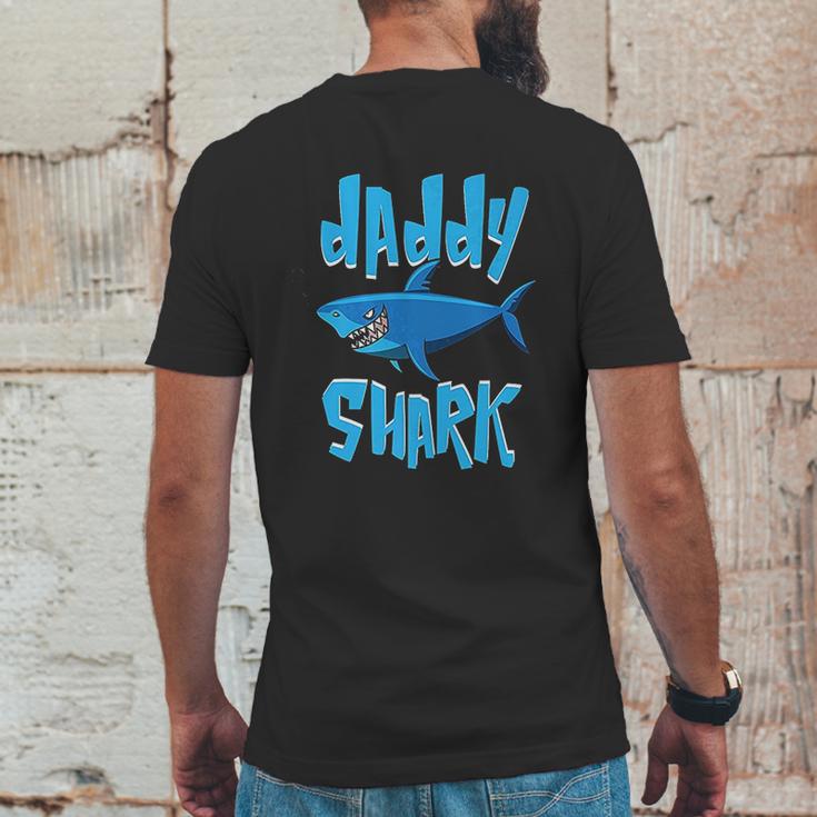 Daddy Shark Cute Papa Loves Sharks Mens Back Print T-shirt Funny Gifts