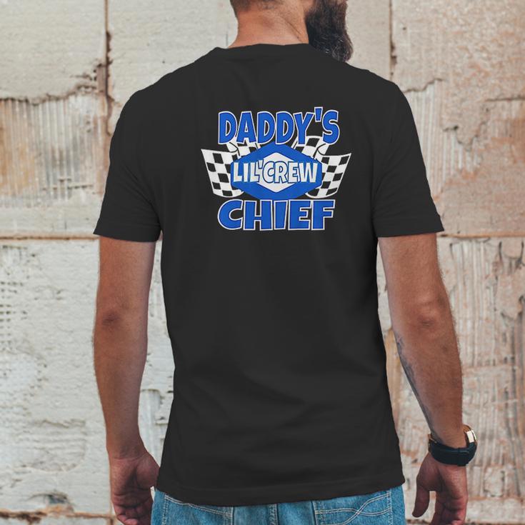 Daddys Lil Crew Chief Mens Back Print T-shirt Funny Gifts