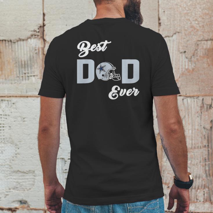 Dallas Fan Cowboys Best Dad Ever Fathers Day Gift Mens Back Print T-shirt Funny Gifts