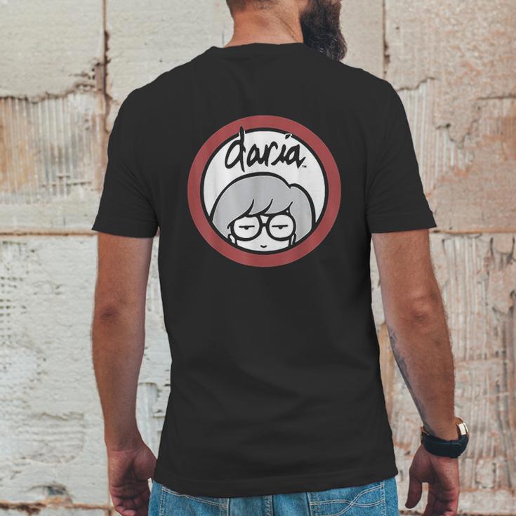 Daria Classic Red Outline Mens Back Print T-shirt Funny Gifts