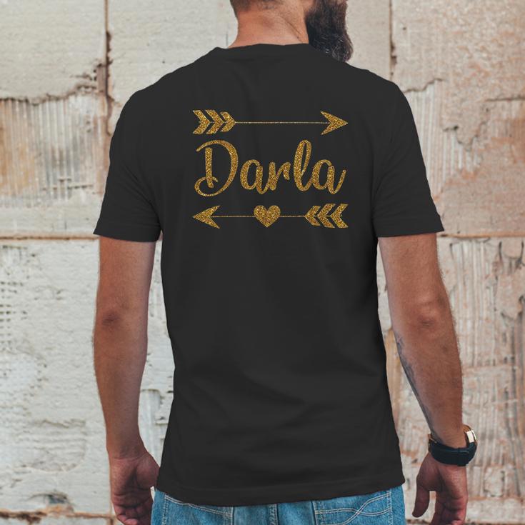 Darla Mens Back Print T-shirt Funny Gifts