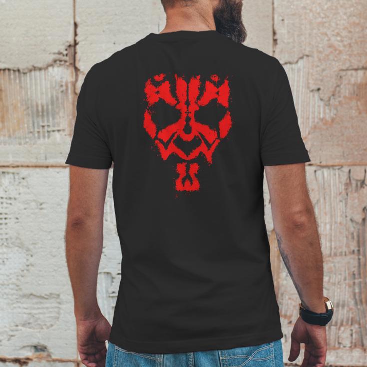 Darth Maul Grunge Mens Back Print T-shirt Funny Gifts