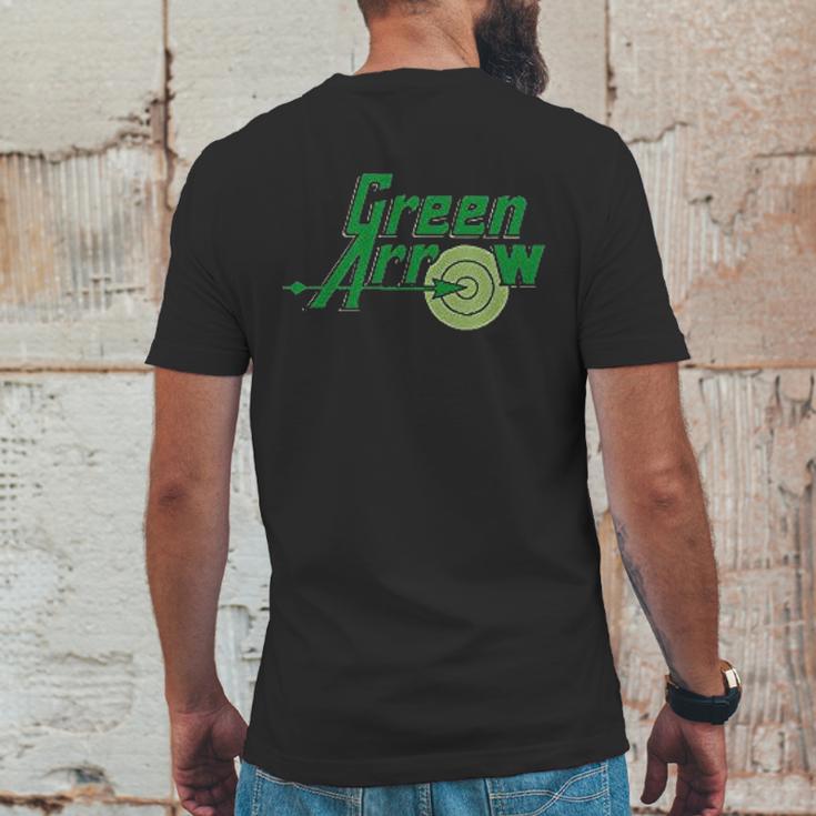 Dc Comics Green Text Logo Mens Back Print T-shirt Funny Gifts