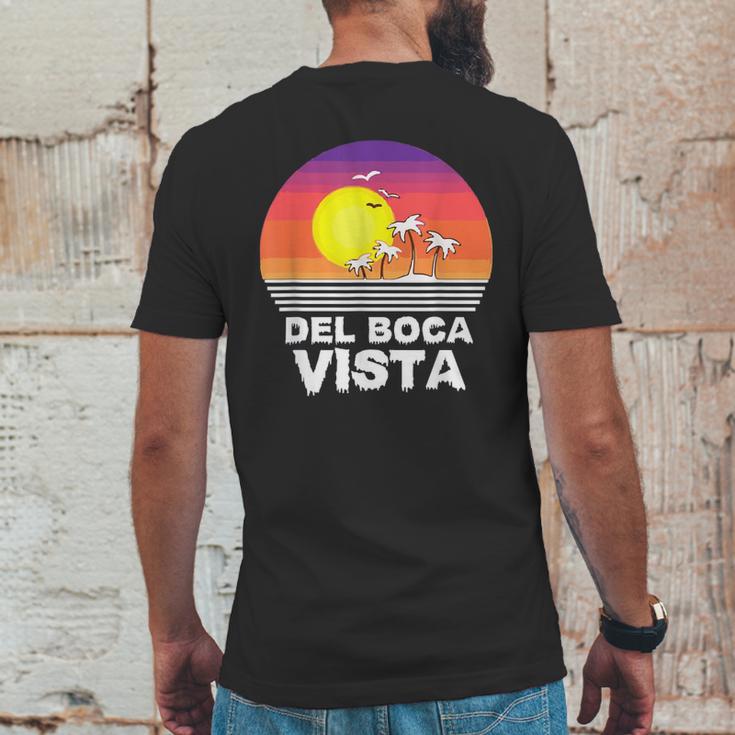 Del Boca Vista Gift Mens Back Print T-shirt Funny Gifts