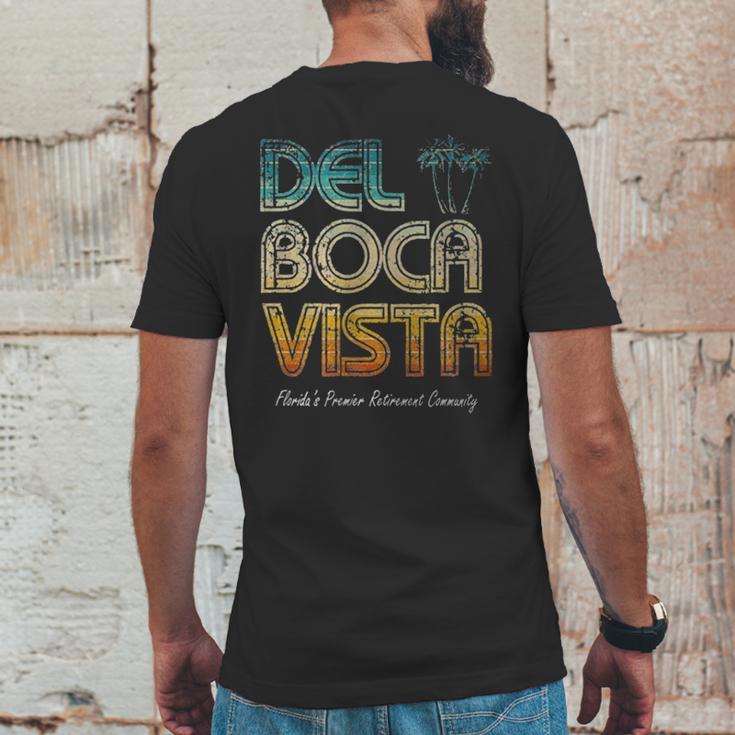 Del Boca Vista Retro Vintage Mens Back Print T-shirt Funny Gifts