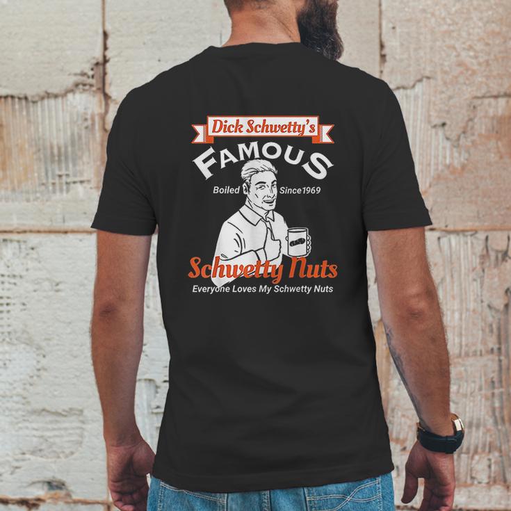 Dicks Famous Schwetty Nuts Sweaty Nuts Mens Back Print T-shirt Funny Gifts