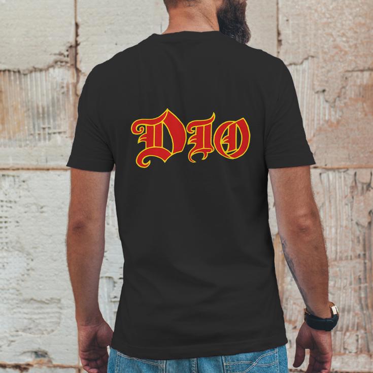 Dio Band Logo Red Mens Back Print T-shirt Funny Gifts