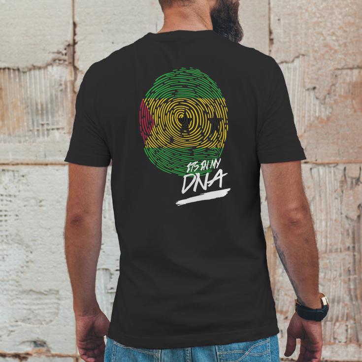 It Is In My Dna Sao Tome And Principe Baby Proud Country Flag Mens Back Print T-shirt Funny Gifts