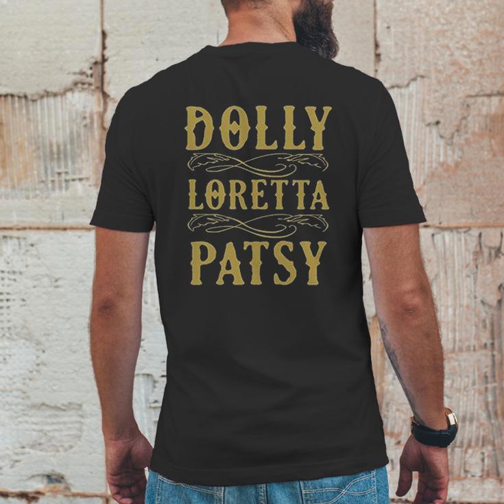 Dolly Loretta Patsy Female Singers Country Mens Back Print T-shirt Funny Gifts