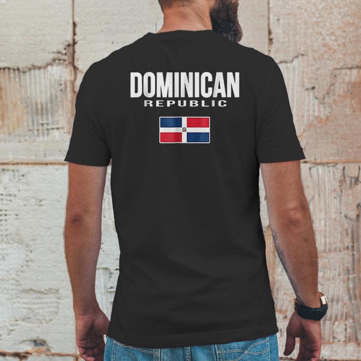 Dominican Republic Flag Republica Dominicana Mens Back Print T-shirt Funny Gifts