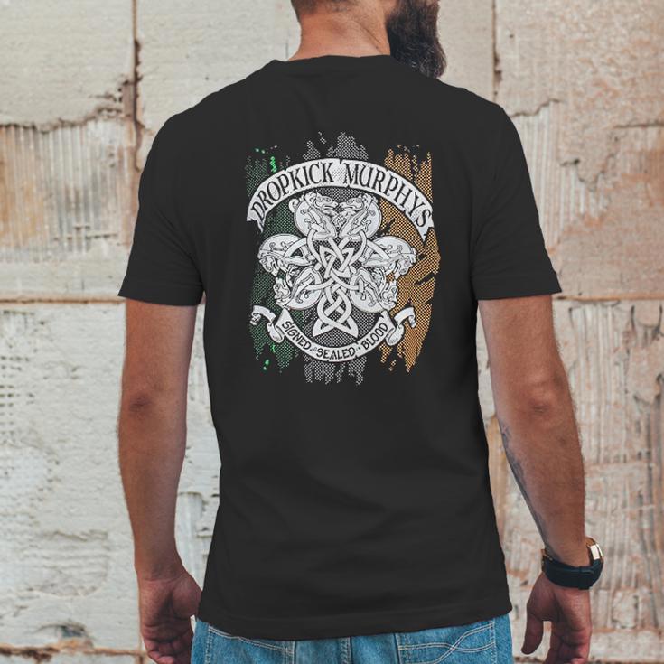 Dropkick Murphys Mens Knotwork Flag Mens Back Print T-shirt Funny Gifts