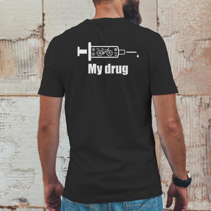 My Drug Bicycle Mens Back Print T-shirt Funny Gifts