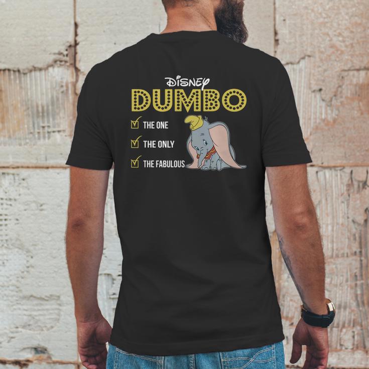 Dumbo The One The Only The Fabulous Mens Back Print T-shirt Funny Gifts