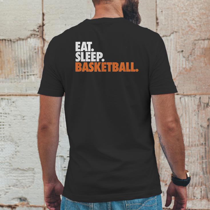 Eat Sleep Basketball Youth Basketball By Chalktalk Sports Mens Back Print T-shirt Funny Gifts