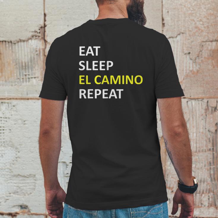 Eat Sleep El Camino Repeat Mens Back Print T-shirt Funny Gifts