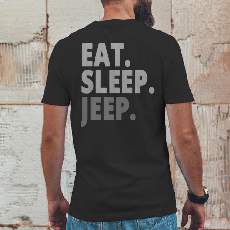 Eat Sleep Jeep For Jeep Drivers Mens Back Print T-shirt Funny Gifts