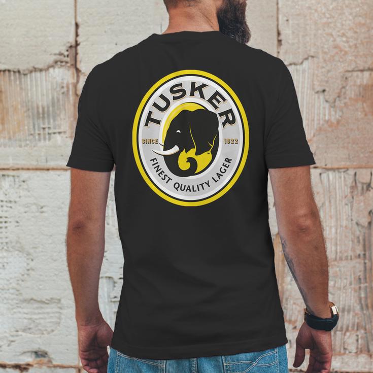 Elephant Tusker Mens Back Print T-shirt Funny Gifts