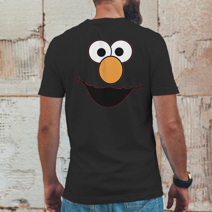 Elmo Face Mens Back Print T-shirt Funny Gifts