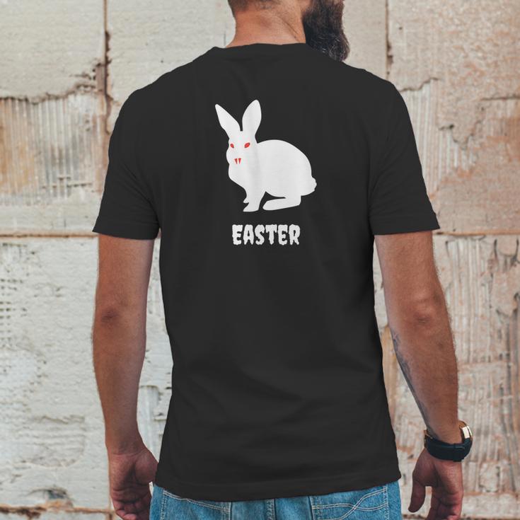 Evil Easter Bunny Rabbit Anti Holiday Pastel Goth Top Mens Back Print T-shirt Funny Gifts