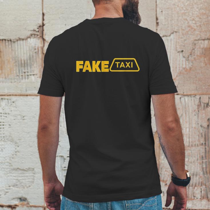 Fake Taxi Funny Fake Taxi Driver Mens Back Print T-shirt Funny Gifts