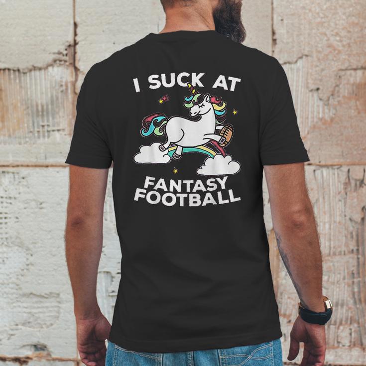 I At Fantasy Football Loser Finishes Last Punishment Mens Back Print T-shirt Funny Gifts