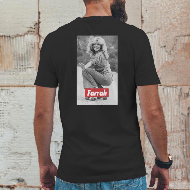 Farrah Fawcett Retro Mens Back Print T-shirt Funny Gifts