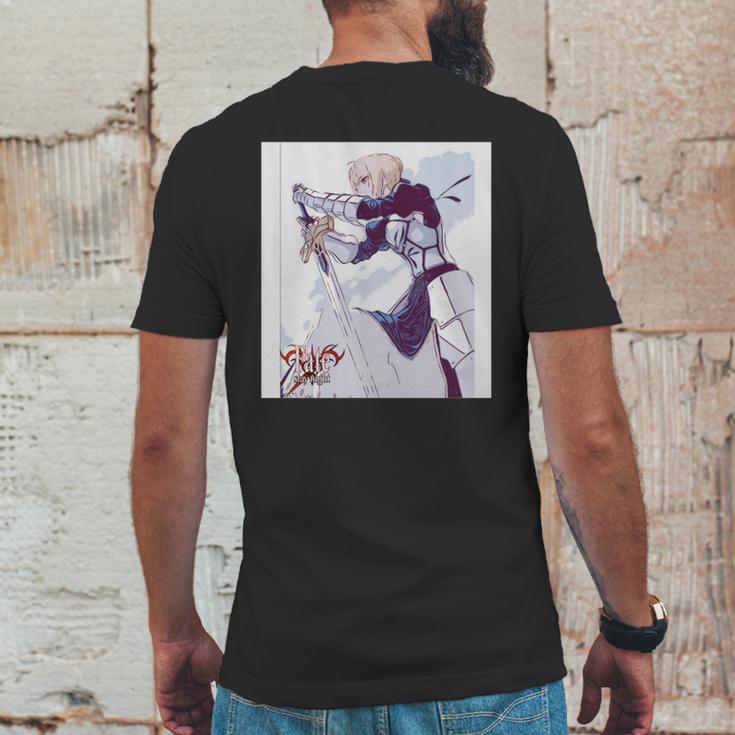 Fate Series Fatestay Night Saber SketchShirt S997 Mens Back Print T-shirt Funny Gifts