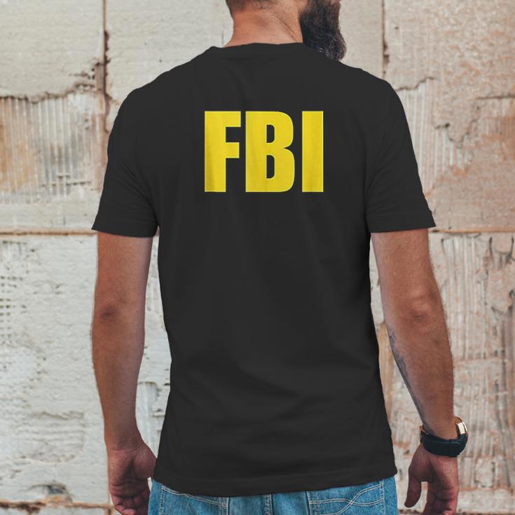 Fbi Federal Bureau Of Investigation Logo Mens Back Print T-shirt Funny Gifts