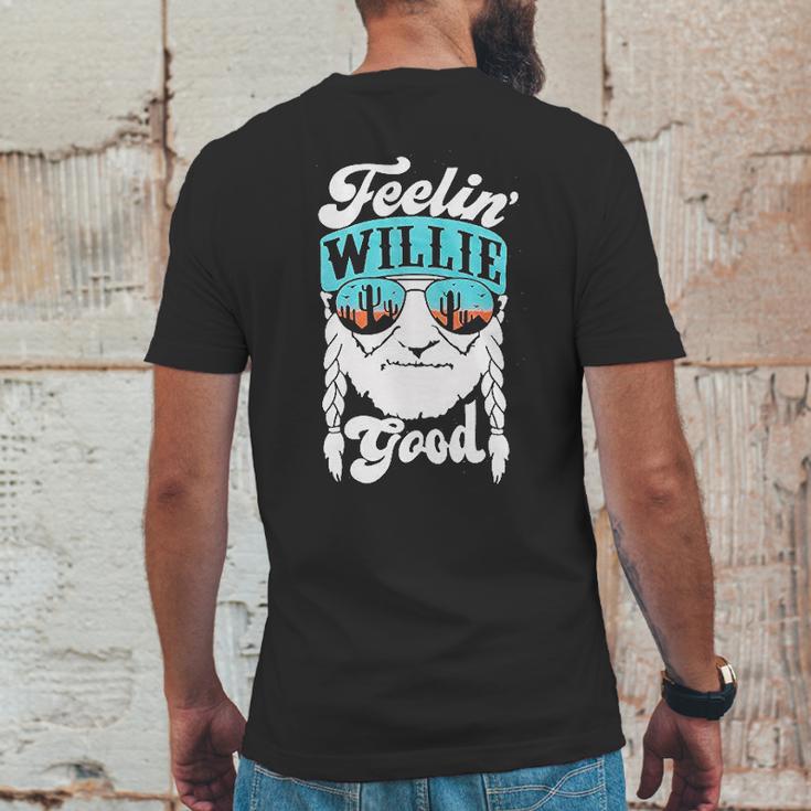 Feeling Willie Good Letter Printed Graphic Mens Back Print T-shirt Funny Gifts