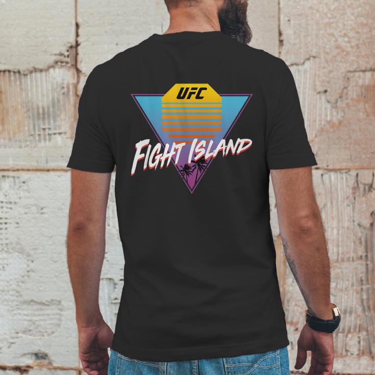 Fight Island Great Gift Mens Back Print T-shirt Funny Gifts