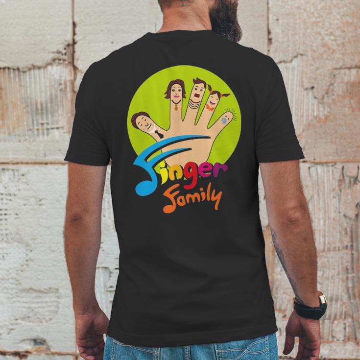 Finger Family Mens Back Print T-shirt Funny Gifts