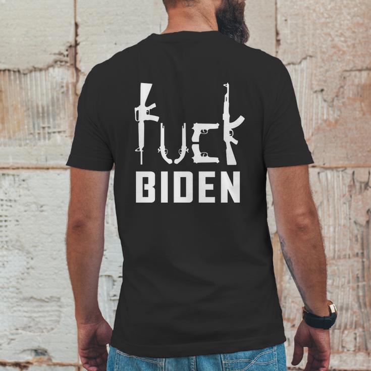 Fjb Lets Go Brandon Anti Biden Fuck Biden Mens Back Print T-shirt Funny Gifts