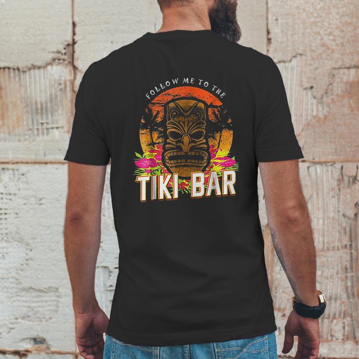 Follow Me To The Tiki Bar Mens Back Print T-shirt Funny Gifts