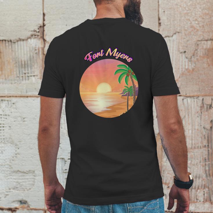 Fort Myers Florida Summer Vacation Souvenir Graphic Design Printed Casual Daily Basic Mens Back Print T-shirt Funny Gifts