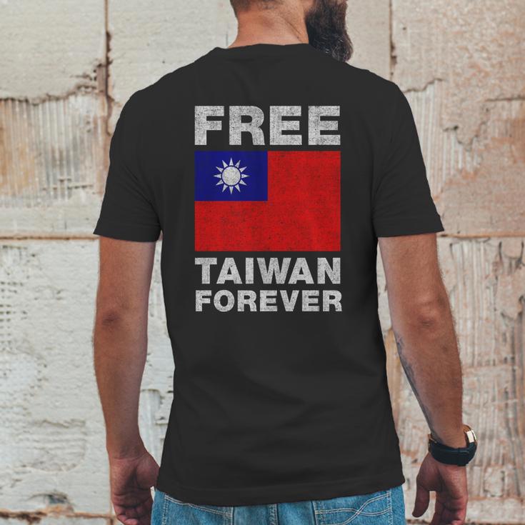 Free Taiwan Forever Anti Xi Jinping Chinese Communist Party Great Gift Mens Back Print T-shirt Funny Gifts