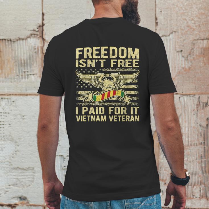 Freedom Isnt Free I Paid For It Proud Vietnam Veteran Gifts Graphic Design Printed Casual Daily Basic Mens Back Print T-shirt Funny Gifts