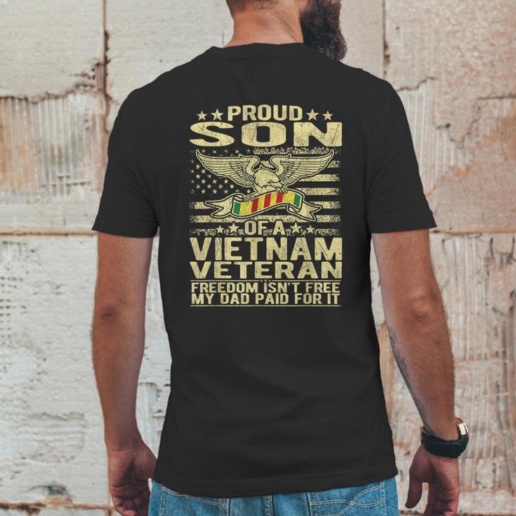 Freedom Isnt Free Proud Son Of A Vietnam Veteran Gift Graphic Design Printed Casual Daily Basic Mens Back Print T-shirt Funny Gifts