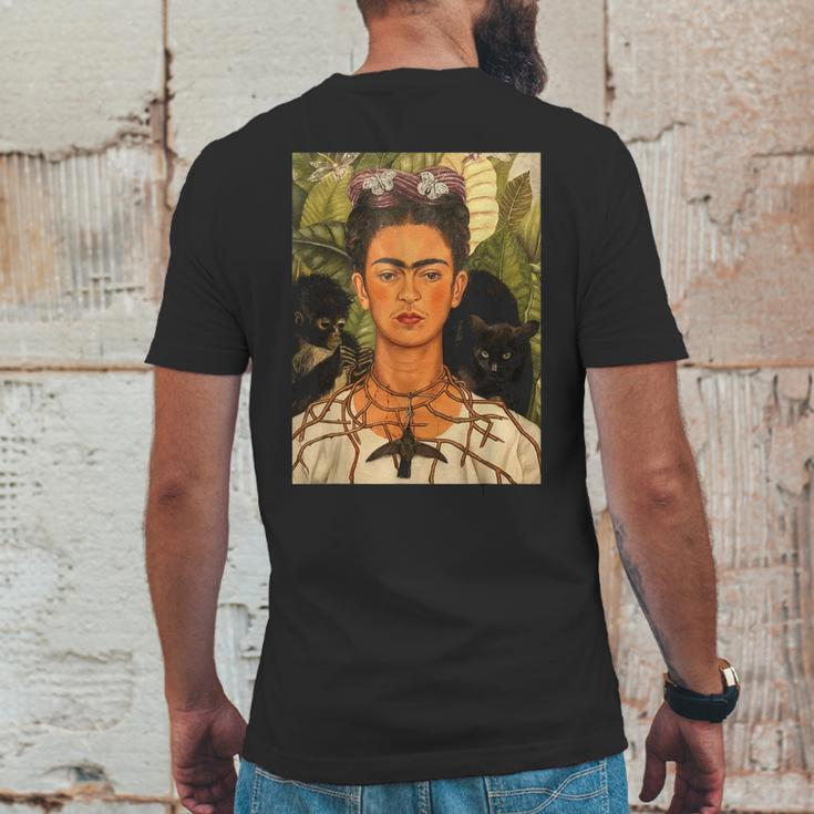 Graphic Frida Kahlo Mens Back Print T-shirt Funny Gifts