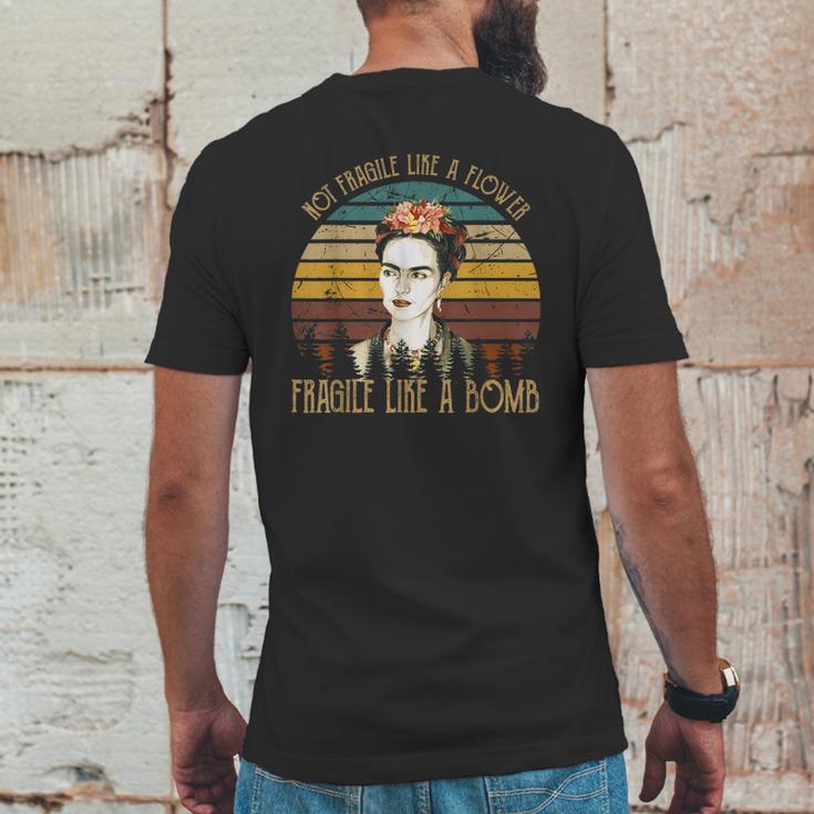 Frida Kahlo Retro Vintage Mens Back Print T-shirt Funny Gifts